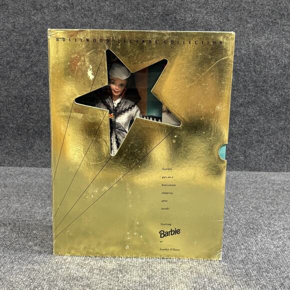 Vintage Barbie Scarlett O'Hara Gone With The Wind Doll 1994 Mattel Hollywood Leg - Picture 4 of 16